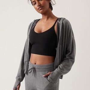 Athleta Balance Zip Sweatshirt Hoodie